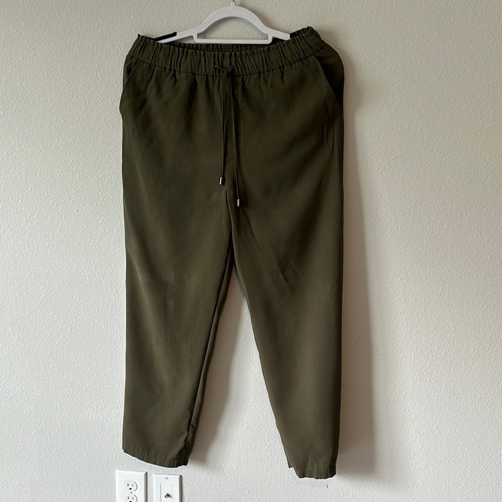 Mango Green Jogger  with Elastic Waistband